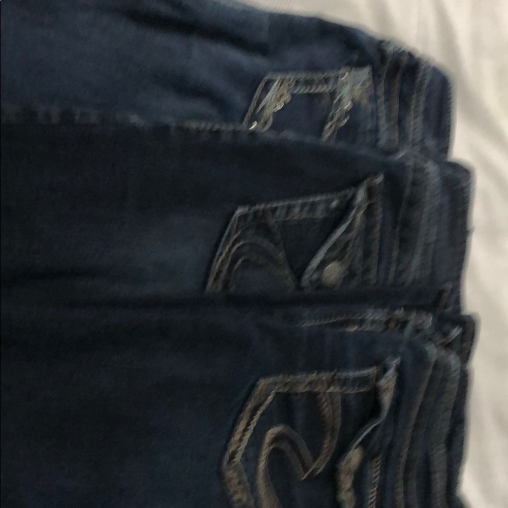 Bundle of Silver jeans.  All size 27
